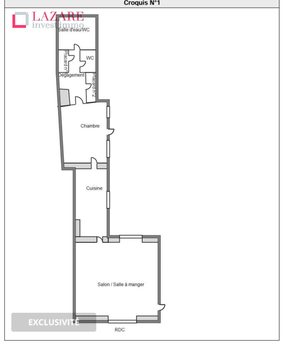 
                                                Location
                                                 A LOUER T3 Meublé refait à neuf
