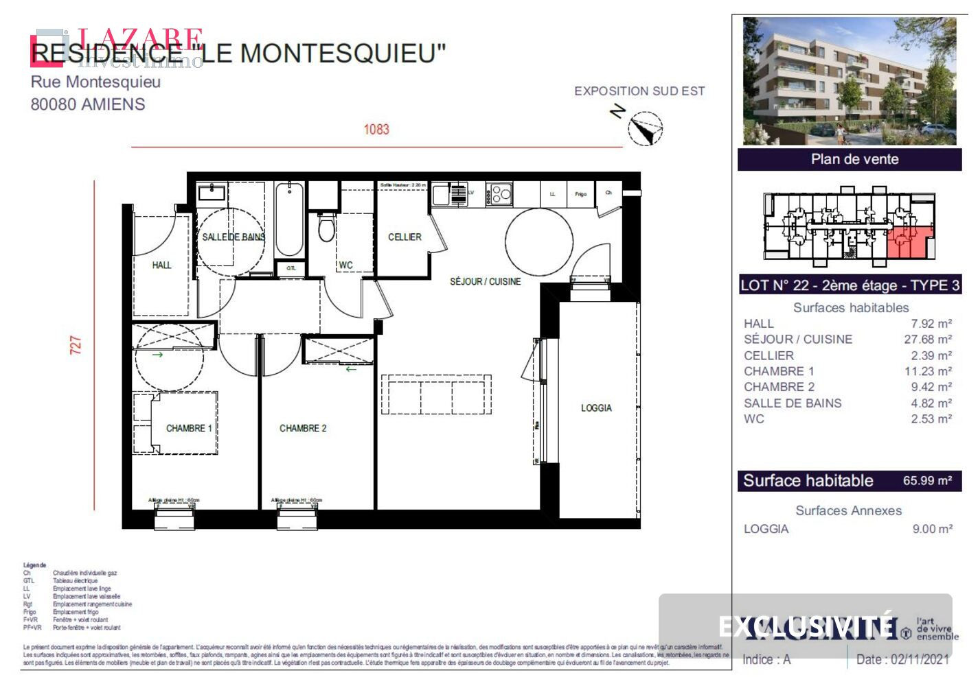 
                                                Location
                                                 A LOUER T3 récent avec 2 parkings