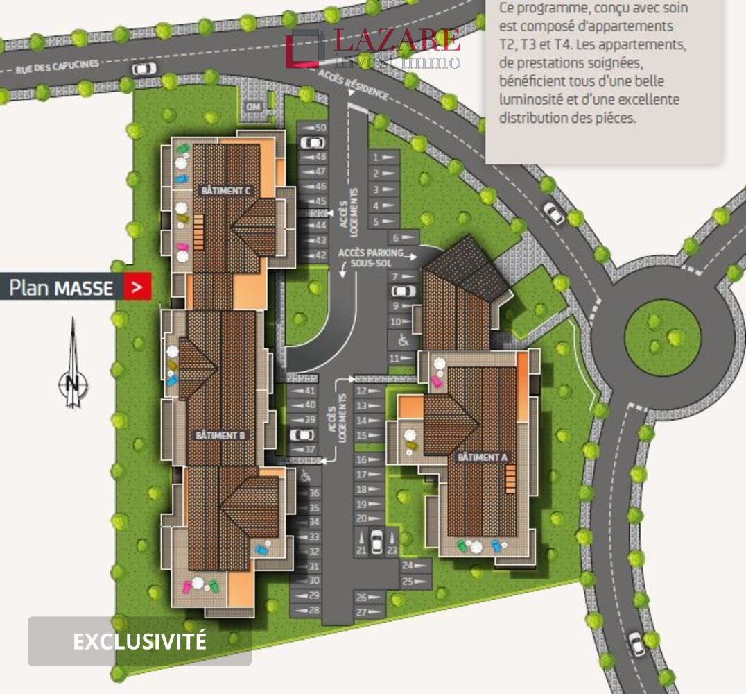 
                                                Location
                                                 A LOUER T3 récent avec 2 parkings et une cave