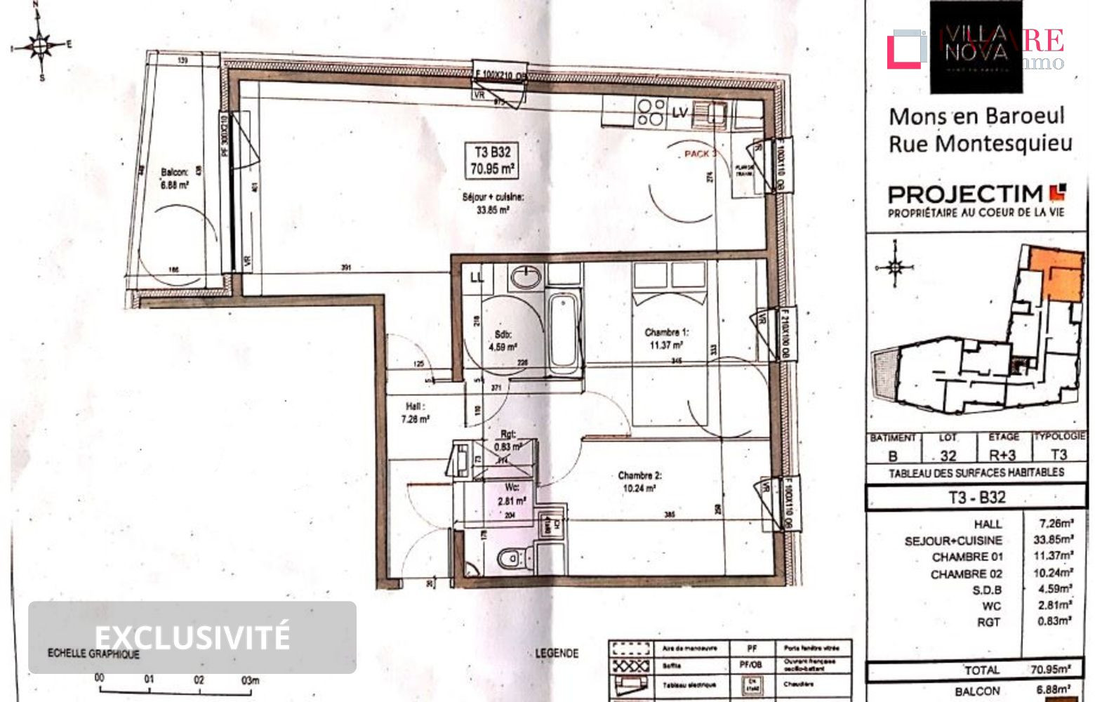
                                                Location
                                                 A LOUER T3 récent avec parking