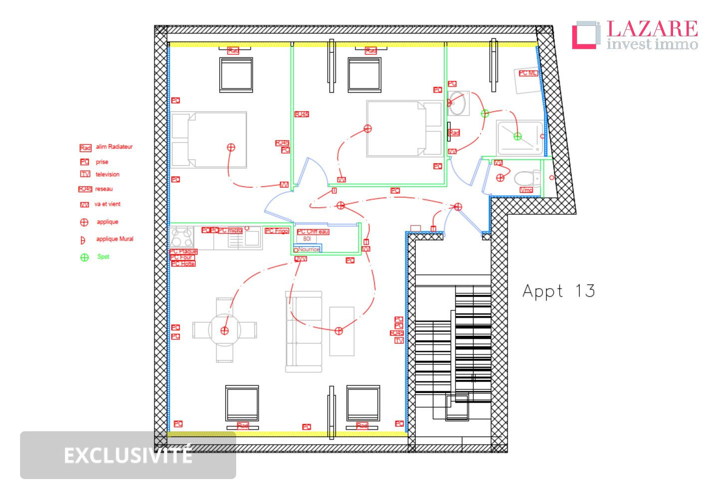 
                                                Location
                                                 A LOUER T3 refait à neuf