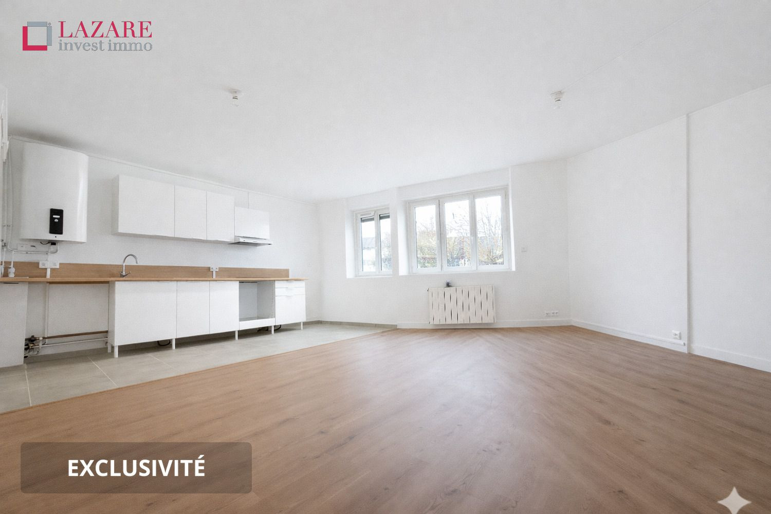 
                                                Location
                                                 A LOUER T3 refait à neuf avec parking et cave