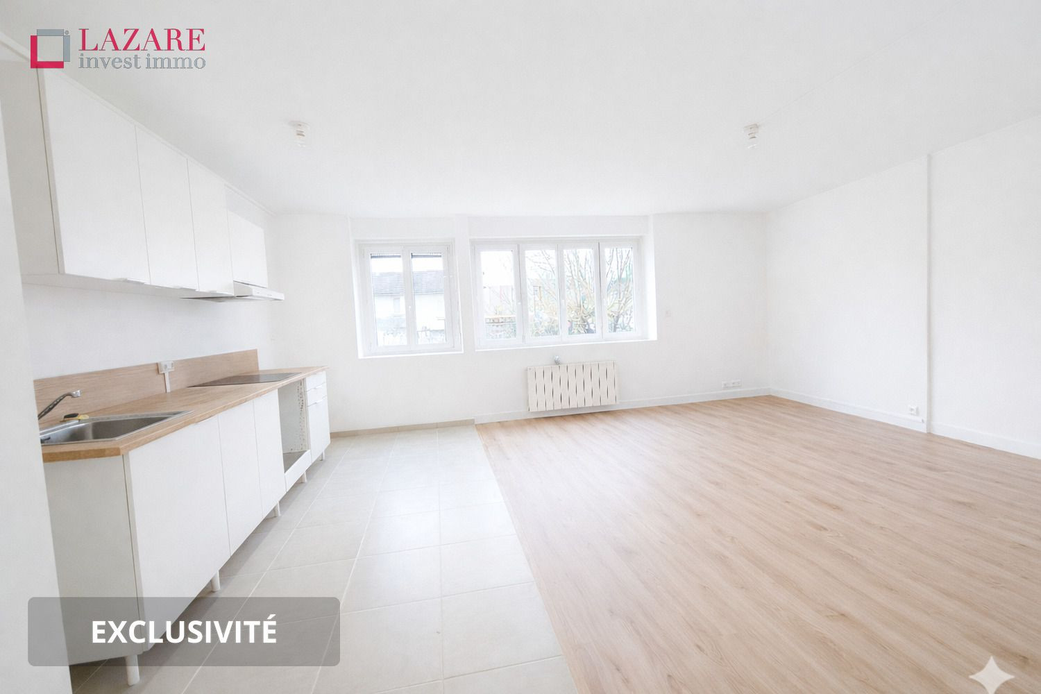 
                                                Location
                                                 A LOUER T3 refait à neuf avec parking et cave