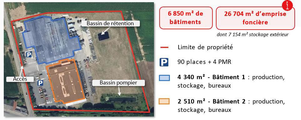 
                                                Vente
                                                 À reprendre – Site industriel de 6 850 m² à Bernaville – Somme (80)