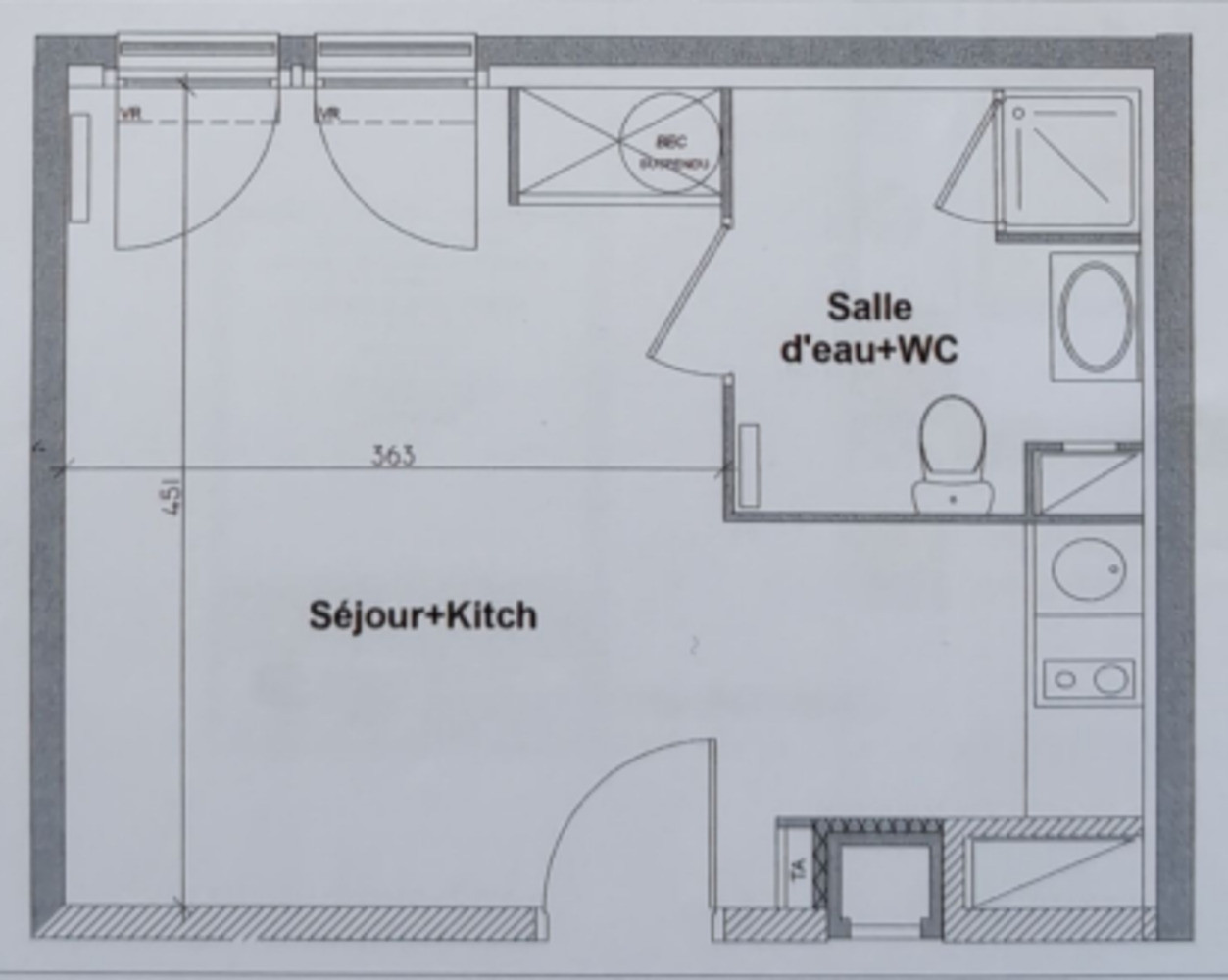 
                                                Vente
                                                 A VENDRE APPARTEMENT T1
