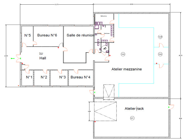 
                                                Vente
                                                 À vendre – Bâtiment industriel de 630 m² à Saint-Junien – Haute-Vienne (87)