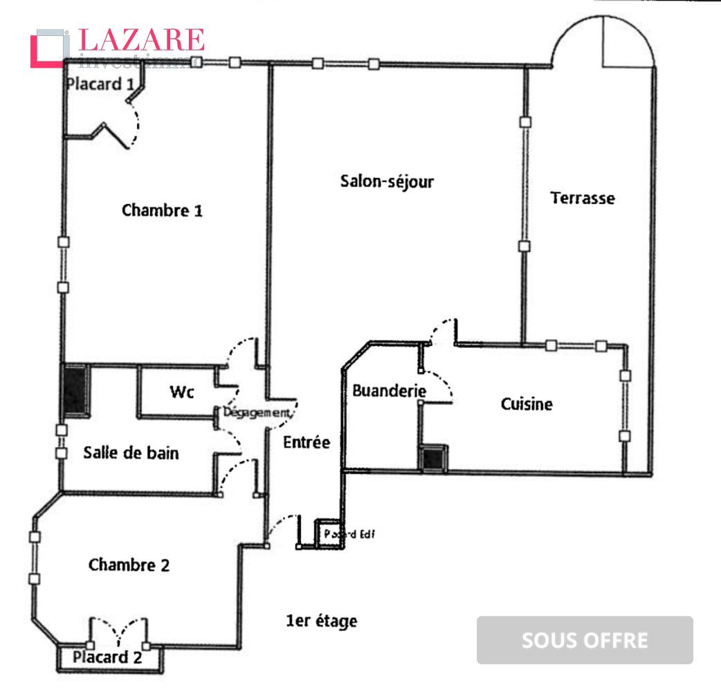 
                                                Vente
                                                 A VENDRE BEL APPARTEMENT T3 AVEC TERRASSE