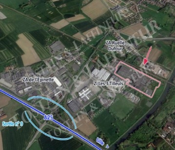 
                                                Vente
                                                 À vendre - entrepôt de 27 000 m² à Nieppe