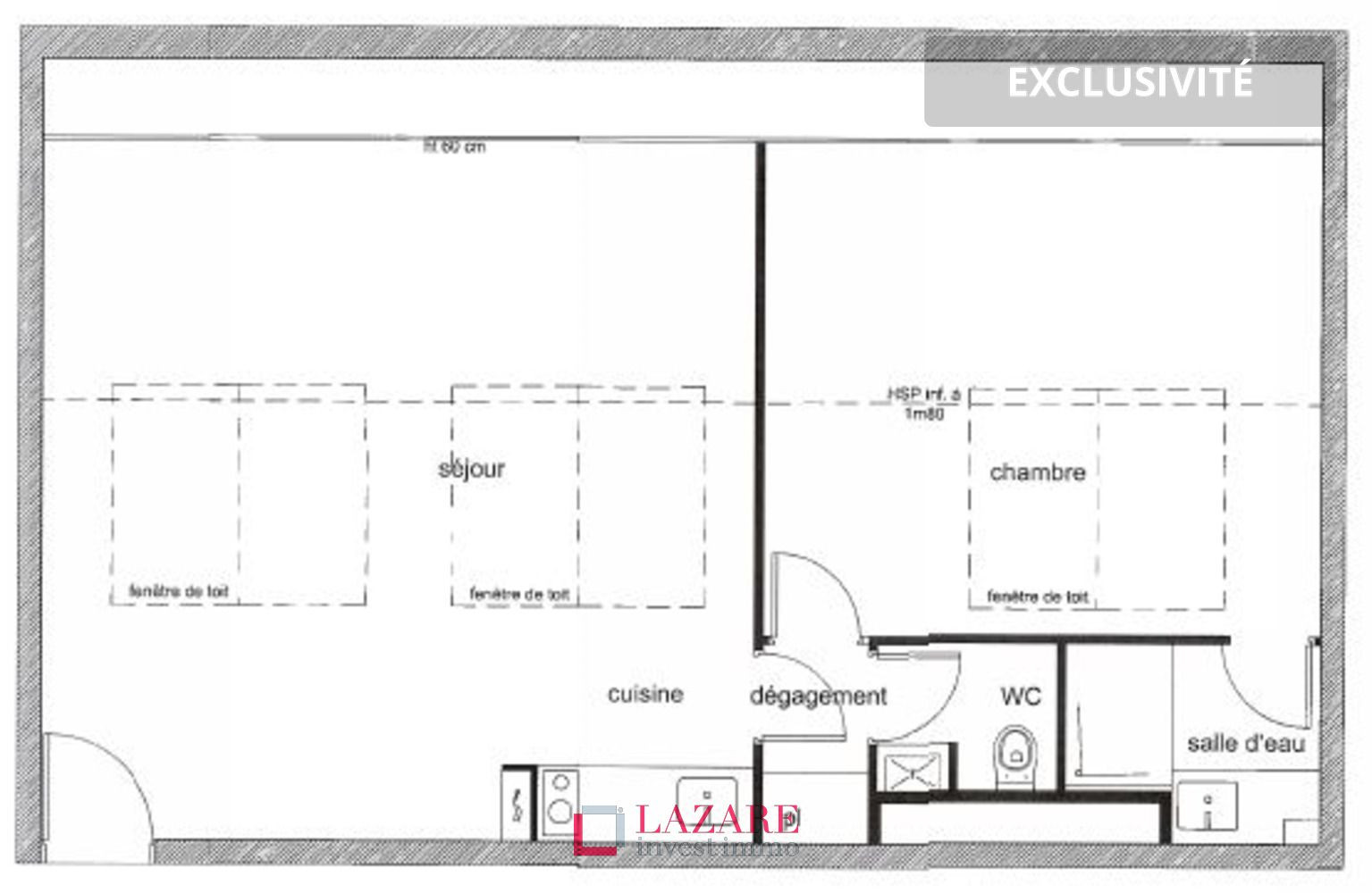
                                                Vente
                                                 A VENDRE EXECLUSIVITE T2 - BOUGUENAIS
