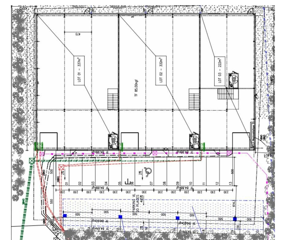 
                                                Vente
                                                 À vendre – Local d'activités de 1 185 divisible à partir de 320 à 429 m² dans la zone d'activités Be