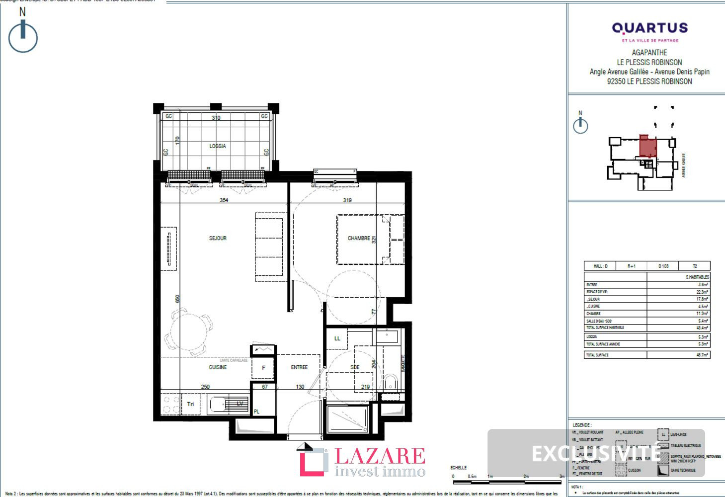 
                                                Vente
                                                 A VENDRE T2 PLESSIS ROBINSON