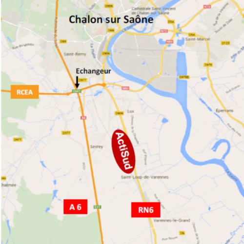 
                                                Vente
                                                 A vendre- Terrains de 6,5 ha en Zone Actisud à Saône-et-Loire (71)