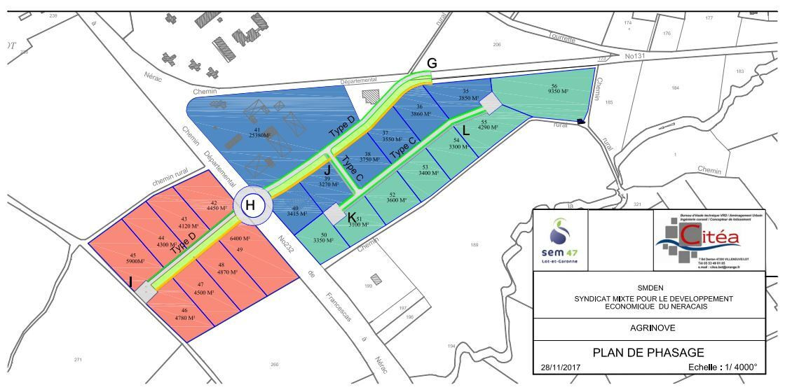 
                                                Vente
                                                 À vendre – Terrains industriels à partir de 2 000 m² dans la Technopole Agrinove à Nérac – Lot-et-Garonne (47)