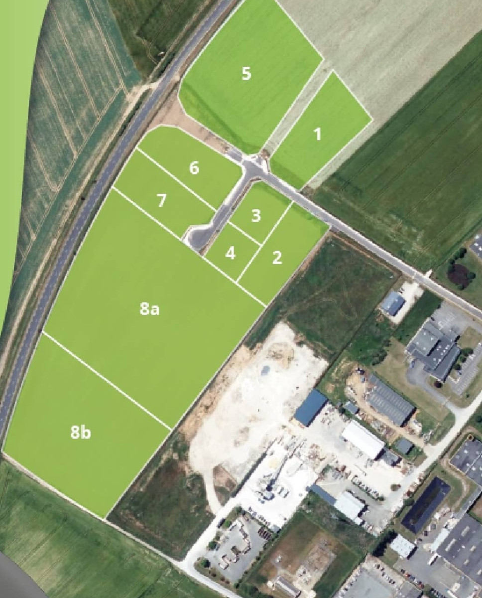 
                                                Vente
                                                 À vendre – Terrains industriels de 1 907 à 14 174 m² dans la zone industrielle du Poirier à Nogent-l