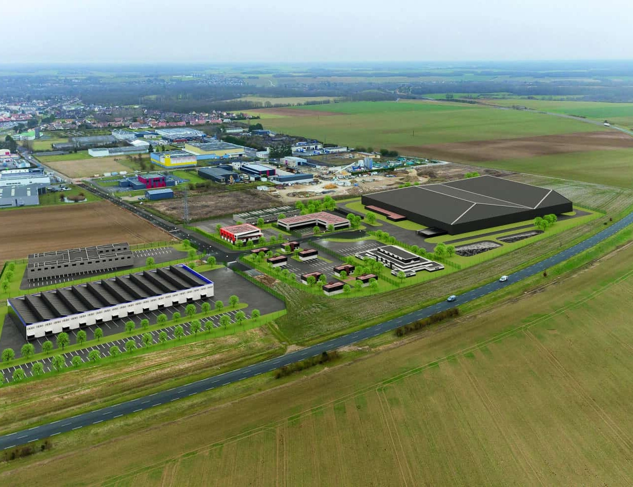
                                                Vente
                                                 À vendre – Terrains industriels de 1 907 à 14 174 m² dans la zone industrielle du Poirier à Nogent-l