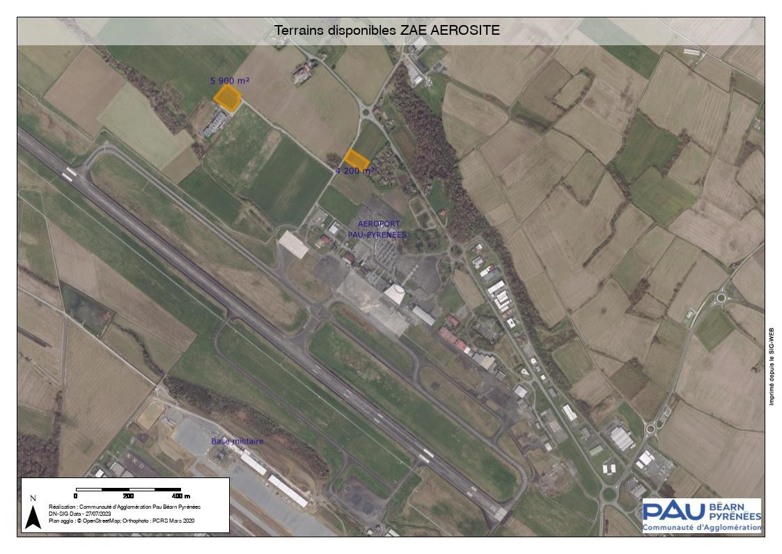 
                                                Vente
                                                 À vendre – Terrains industriels de 4 200 et 5 900 m² à Uzein – Pyrénées-Atlantiques (64)