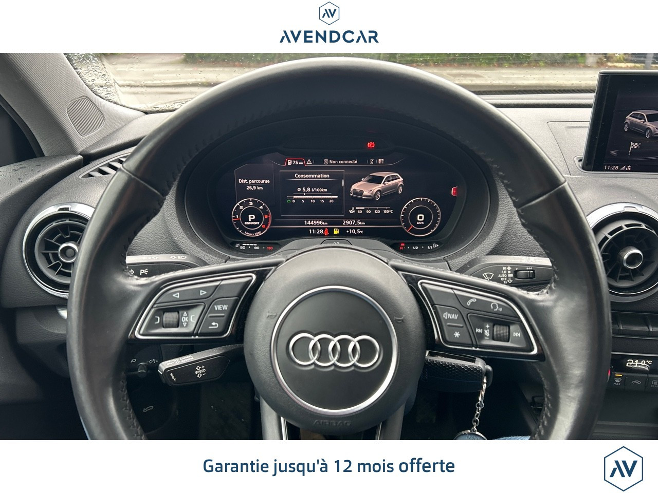 
                                                Voiture
                                                 A3 SPORTBACK 1.6 TDI 115 DESIGN S-TRONIC BVA