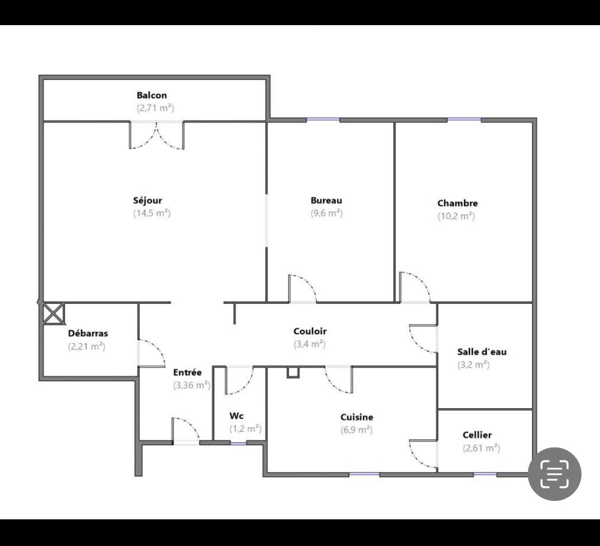 
                                                Location
                                                 Apparemment lumineux vue sur cathédrale