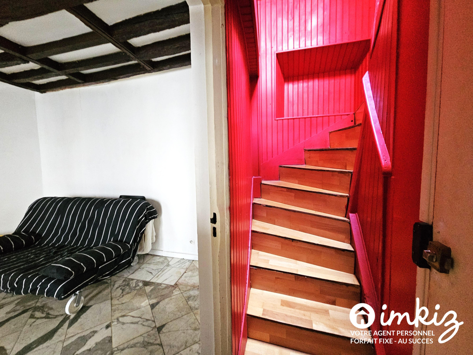 
                                                Vente
                                                 Appart  2 pièces, duplex de 52m² au sol