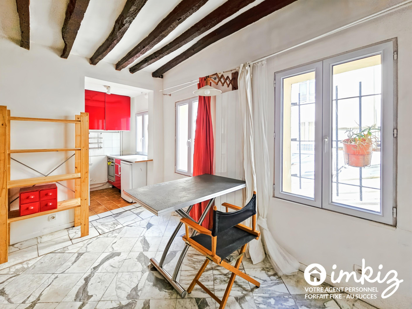 
                                                Vente
                                                 Appart  2 pièces, duplex de 52m² au sol