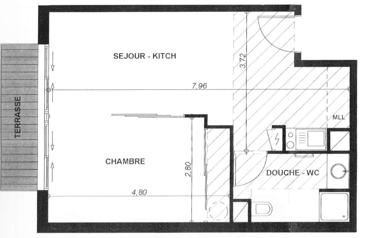 
                                                Location
                                                 Appart Aix T2 proche Grand Théatre de Provence