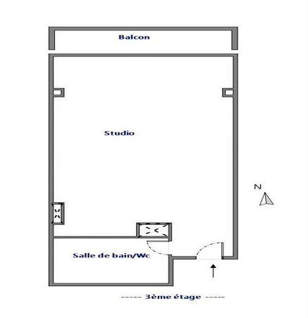
                                                Vente
                                                 Appartement 1 pièce