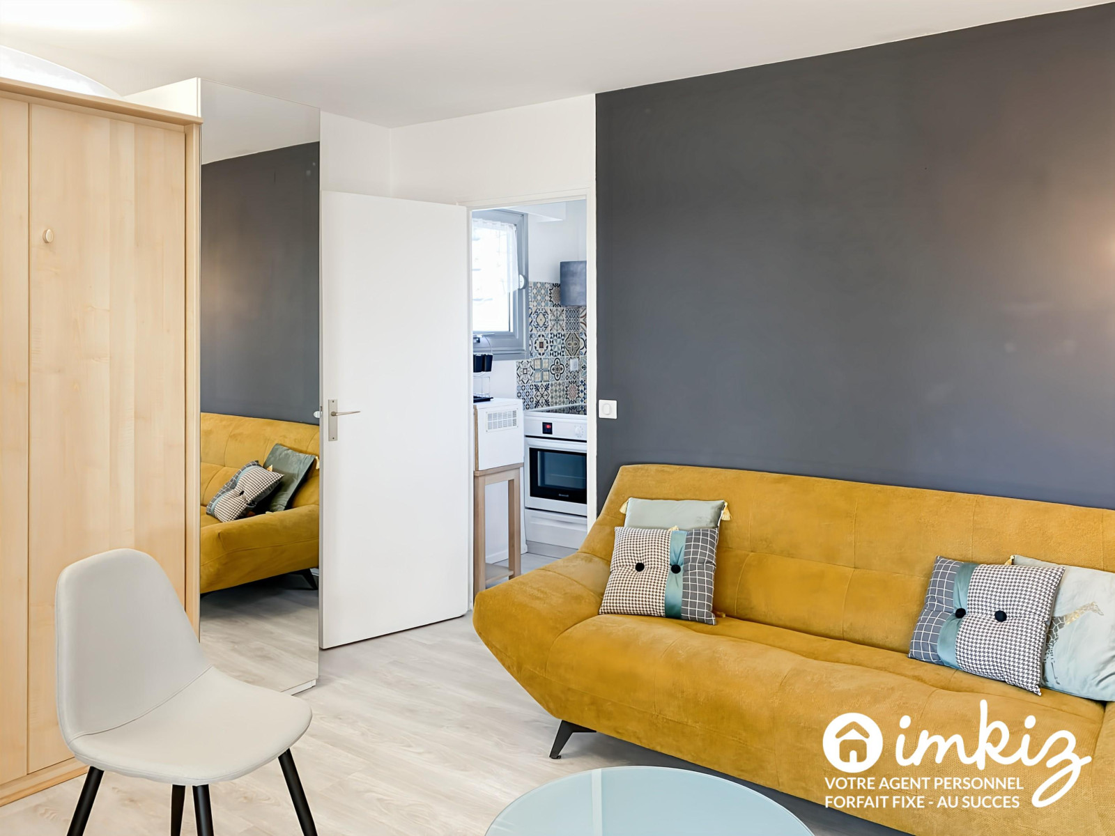 
                                                Vente
                                                 Appartement 1 pièce