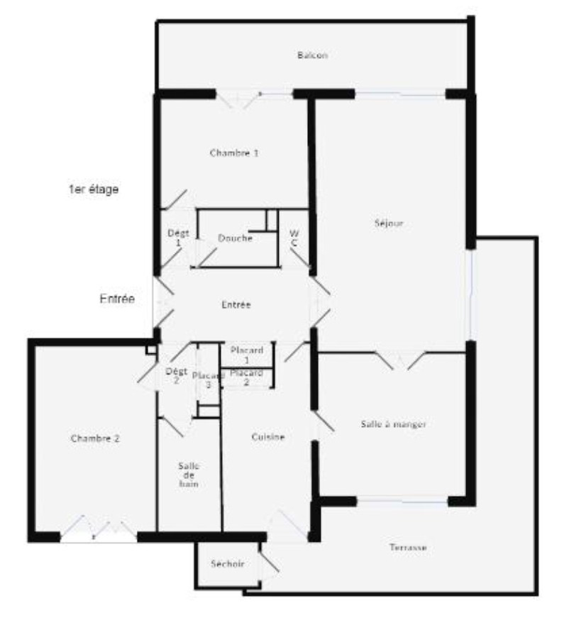 
                                                Vente
                                                 Appartement 104m² dans une résidence avec piscine et tennis