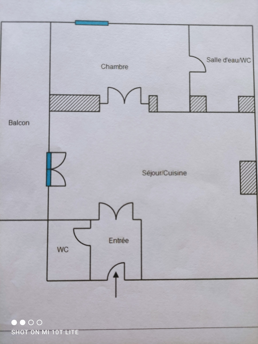 
                                                Vente
                                                 APPARTEMENT 2 PIECES