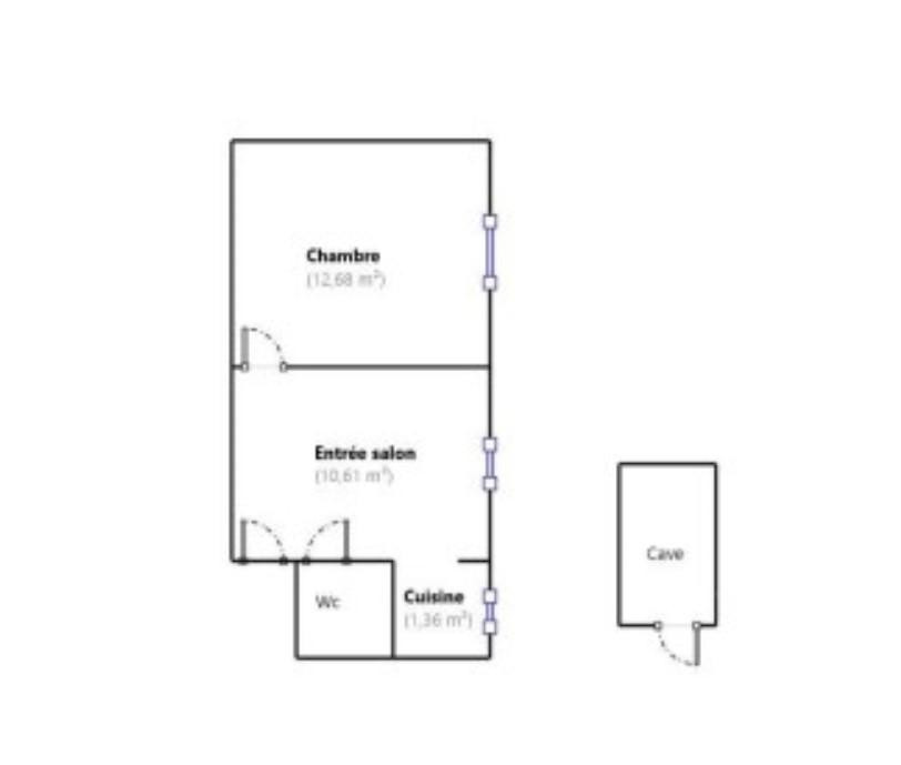 
                                                Vente
                                                 Appartement 2 pièces