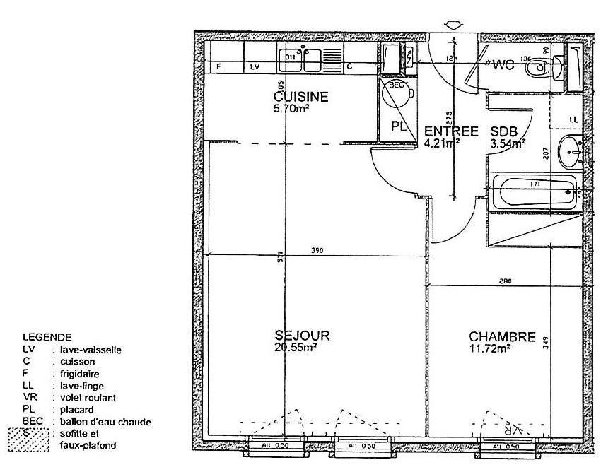 
                                                Vente
                                                 Appartement 2 pièces