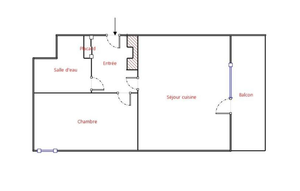 
                                                Vente
                                                 Appartement 2 pièces