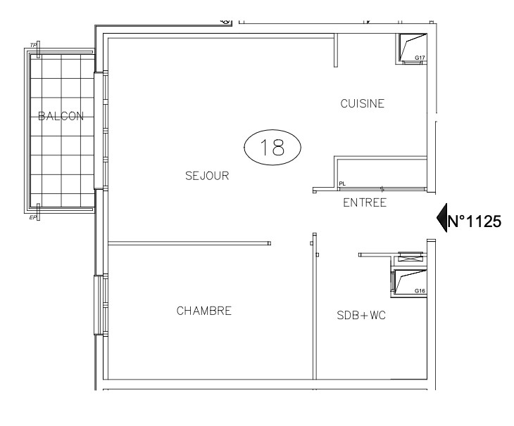 
                                                Vente
                                                 Appartement 2 pièces avec balcon - Suresnes