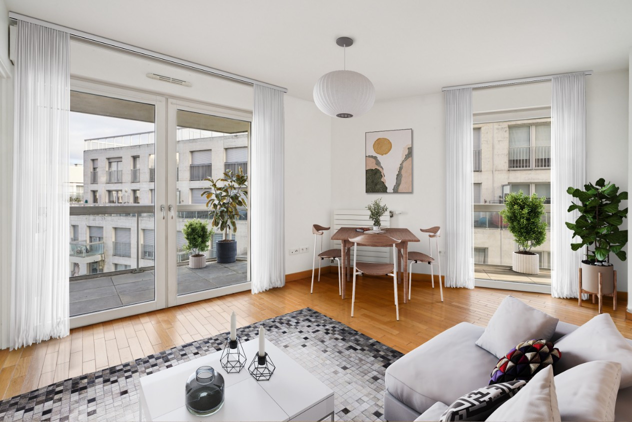 
                                                Vente
                                                 Appartement 2 pièces avec balcons - Boulogne