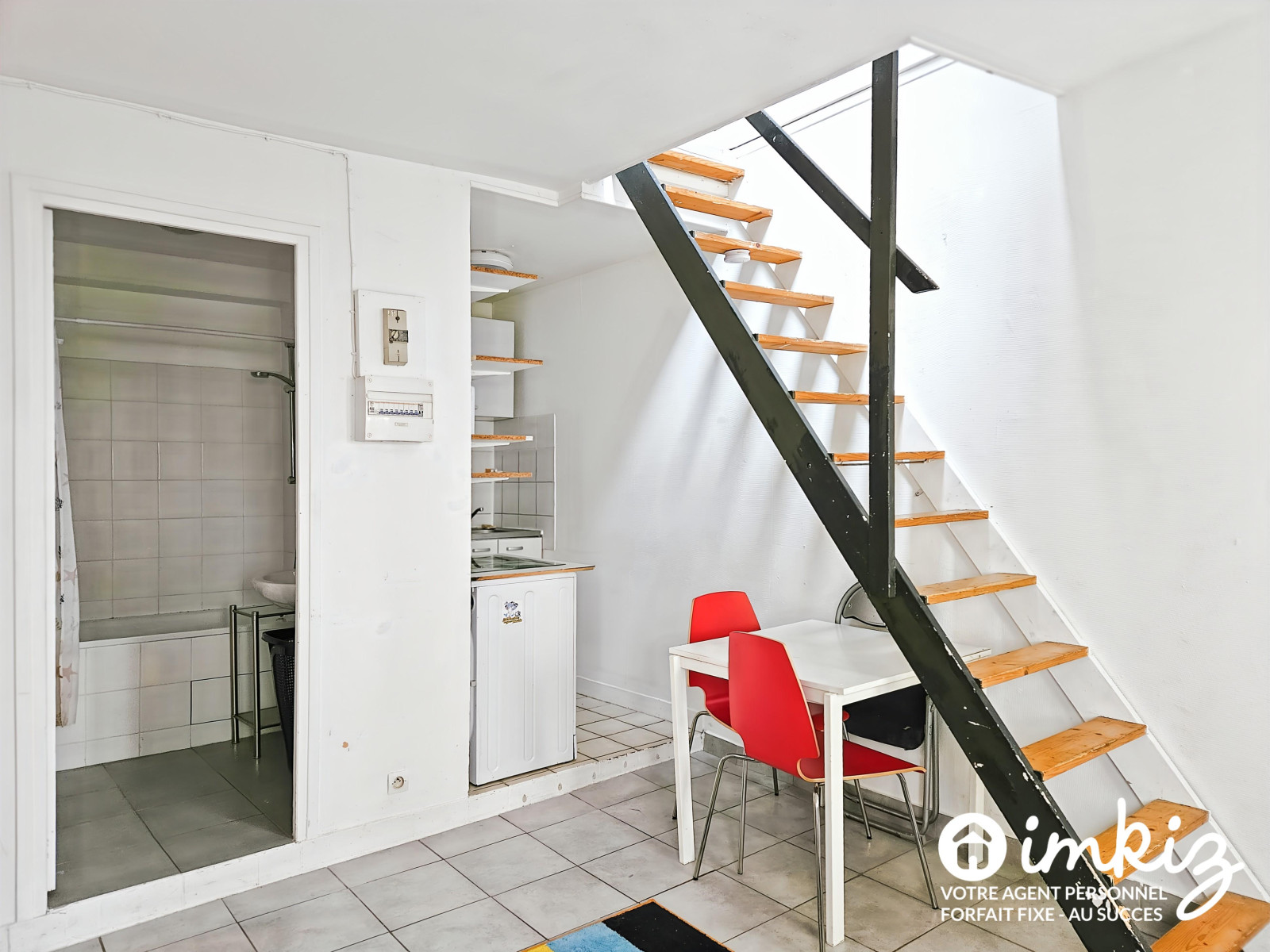 
                                                Vente
                                                 Appartement 2 pièces en duplex
