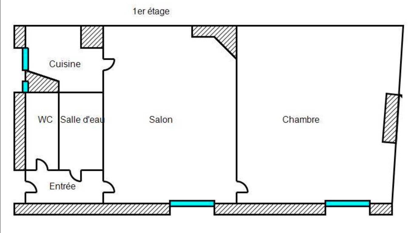 
                                                Vente
                                                 Appartement 2 pièces - 32,39 m2 - Paris 18e