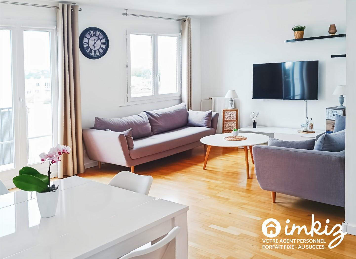 
                                                Vente
                                                 Appartement 3/4 pièces.