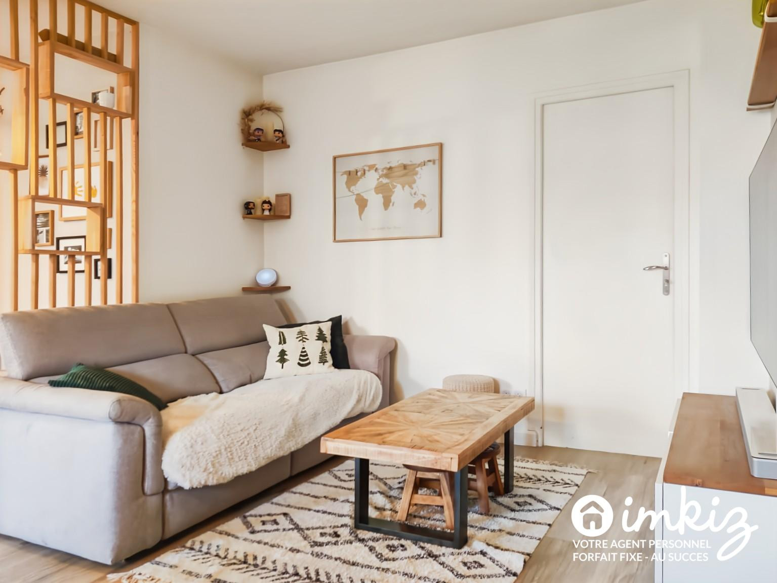 
                                                Vente
                                                 Appartement 3 pièces