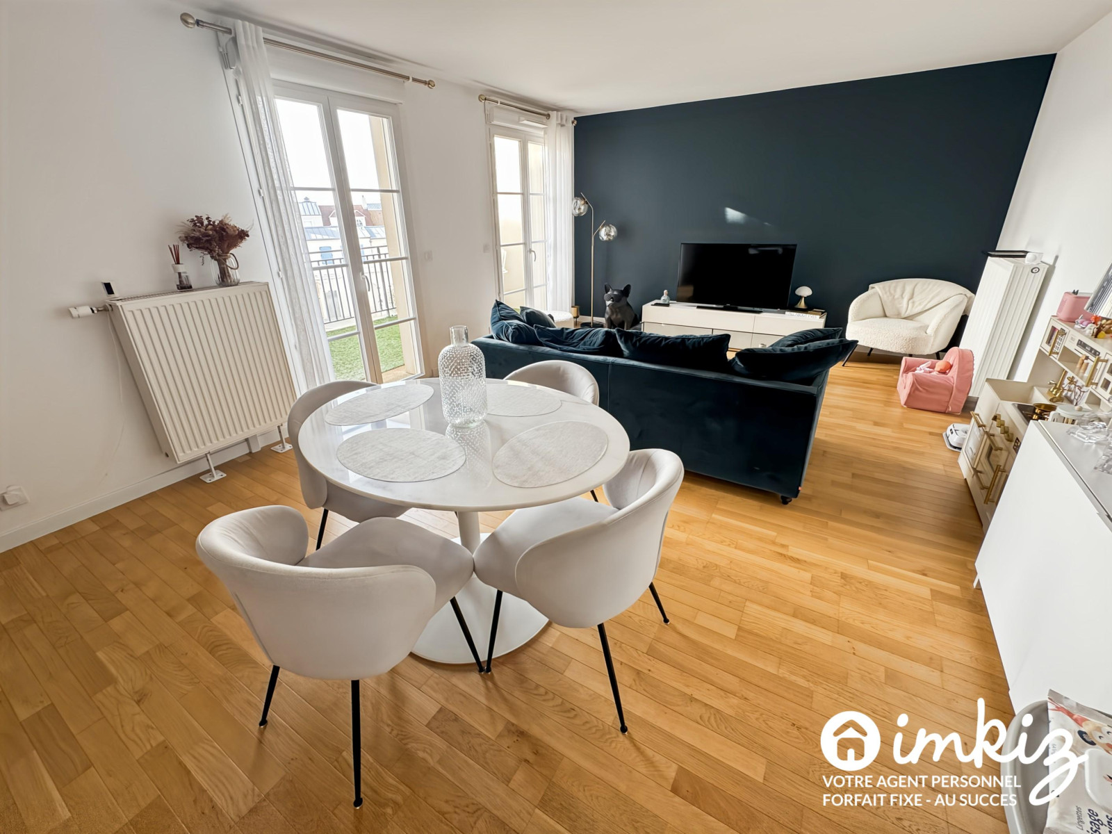 
                                                Vente
                                                 Appartement 3 pièces