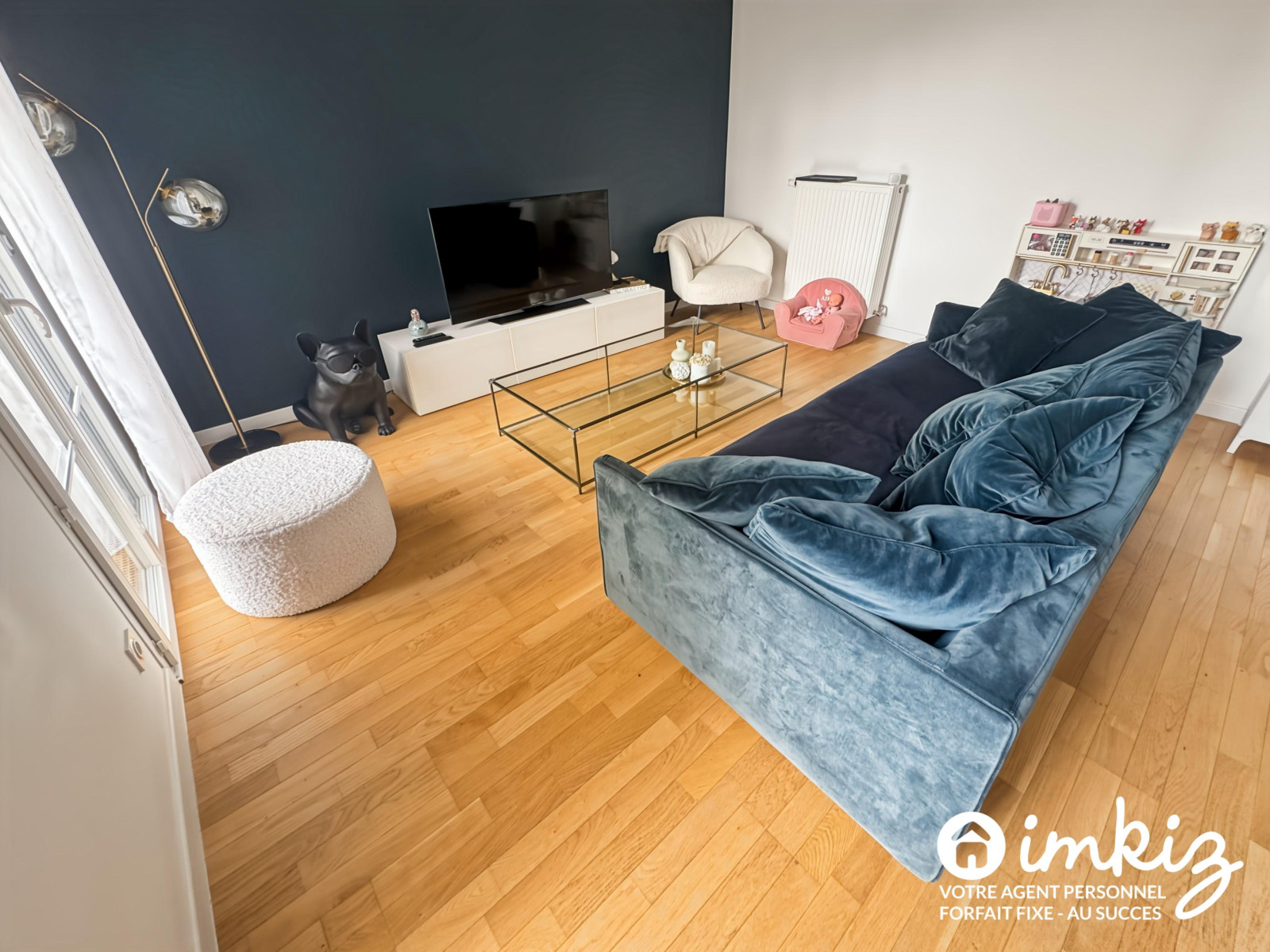
                                                Vente
                                                 Appartement 3 pièces