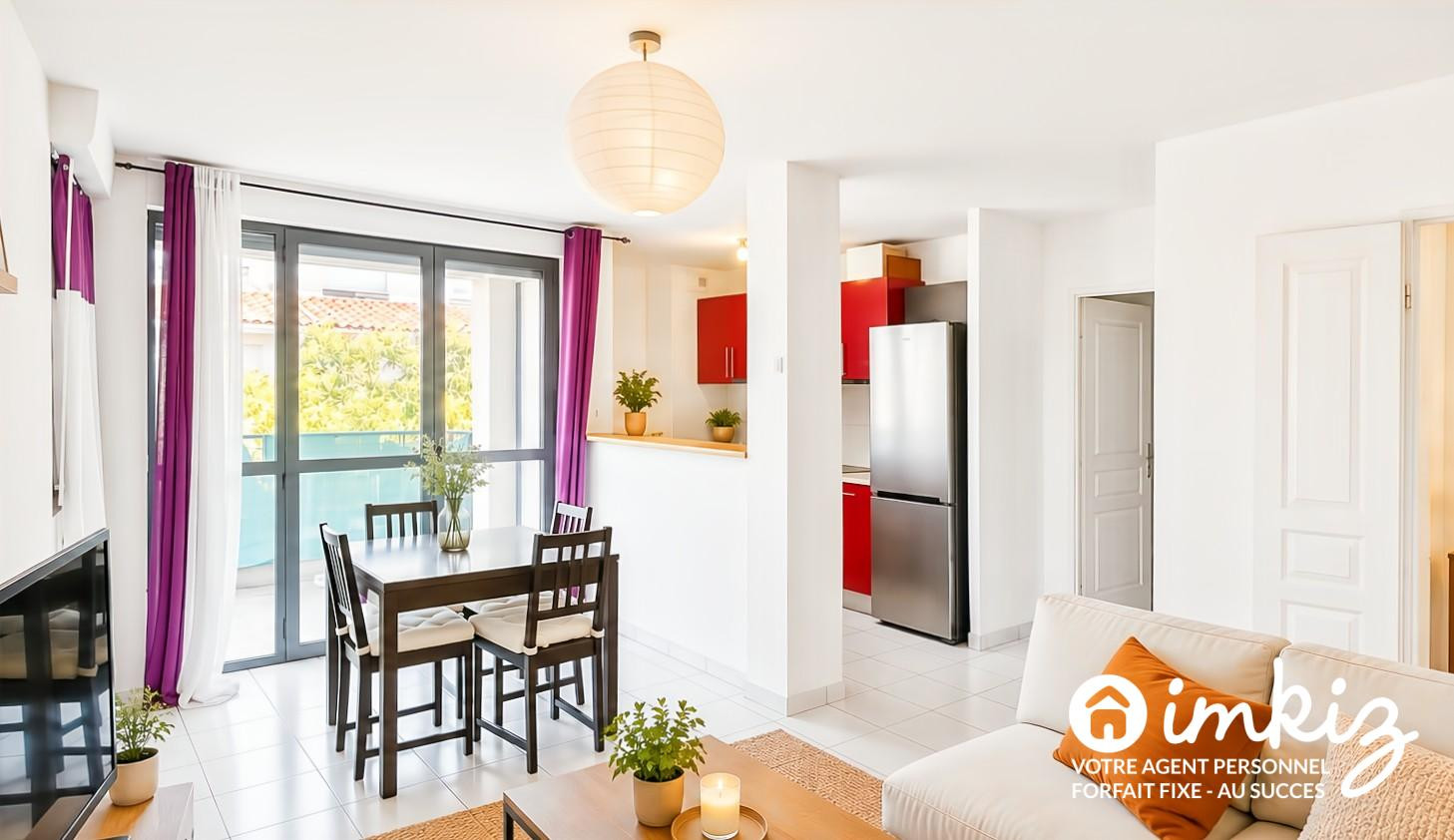 
                                                Vente
                                                 Appartement 3 pièces