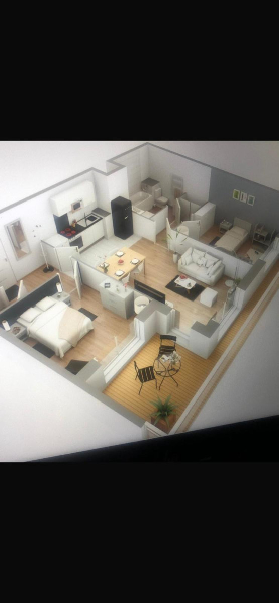
                                                Vente
                                                 Appartement 3 pièces