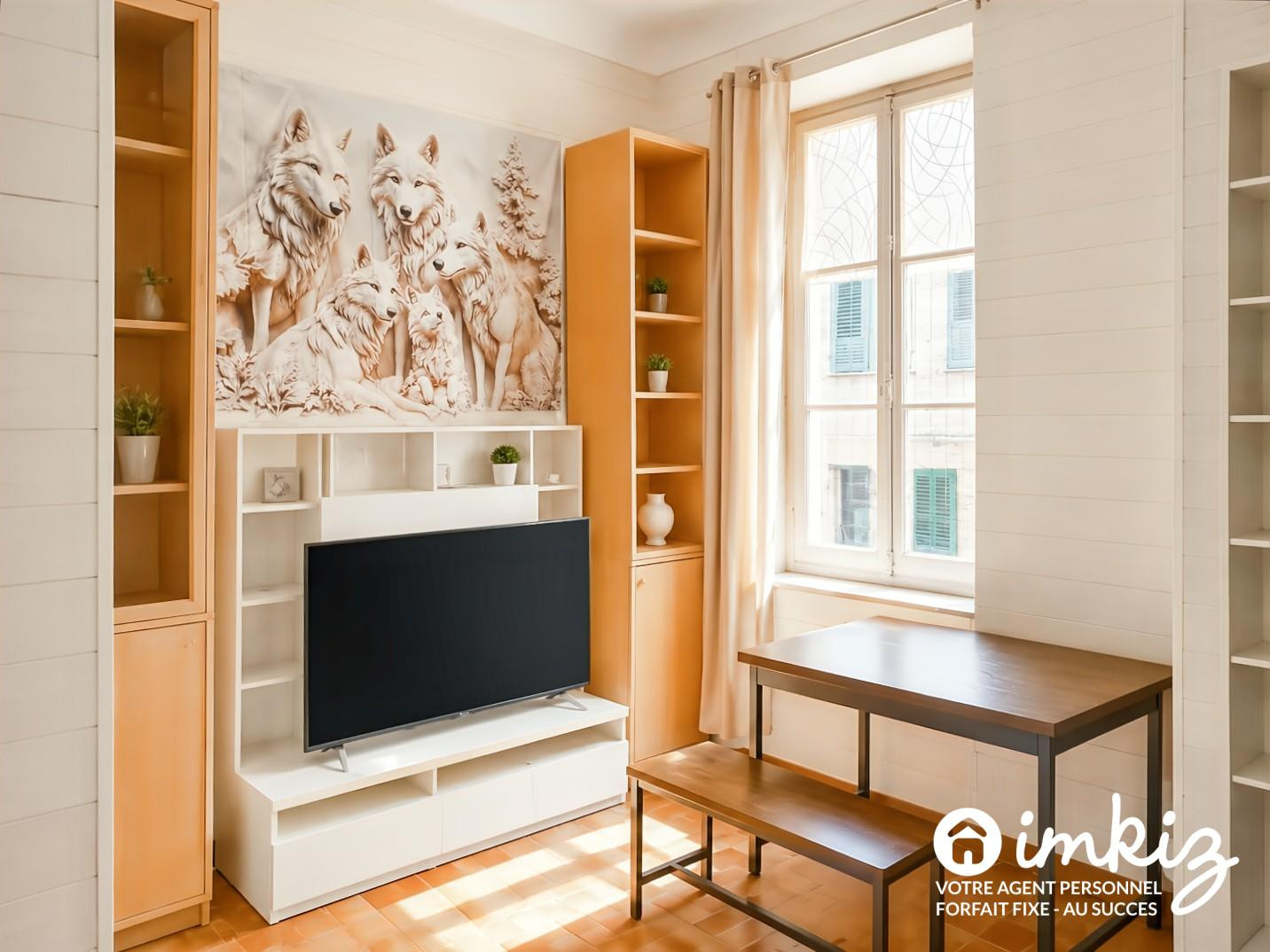 
                                                Vente
                                                 Appartement 3 pièces