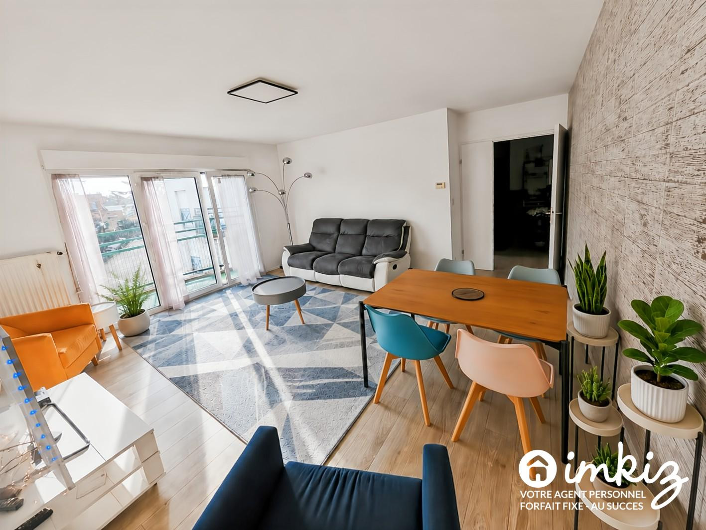 
                                                Vente
                                                 Appartement 3 pièces