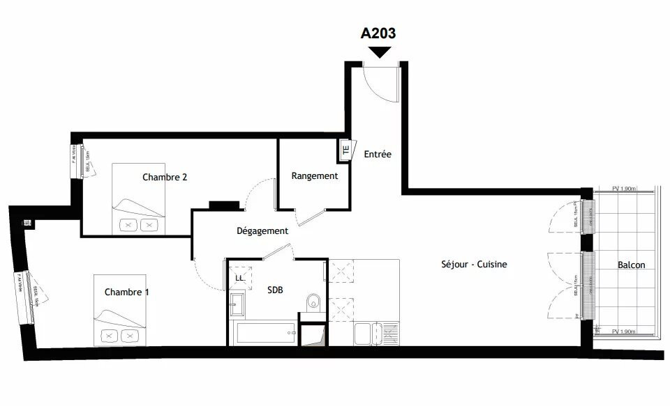 
                                                Vente
                                                 Appartement 3 pièces à Issy les Moulineaux de 90m2