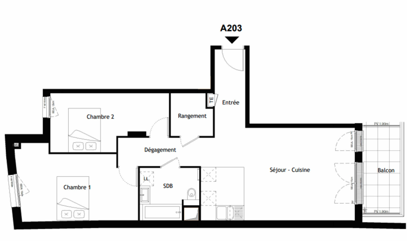 
                                                Vente
                                                 Appartement 3 pièces à Issy les Moulineaux de 90m2