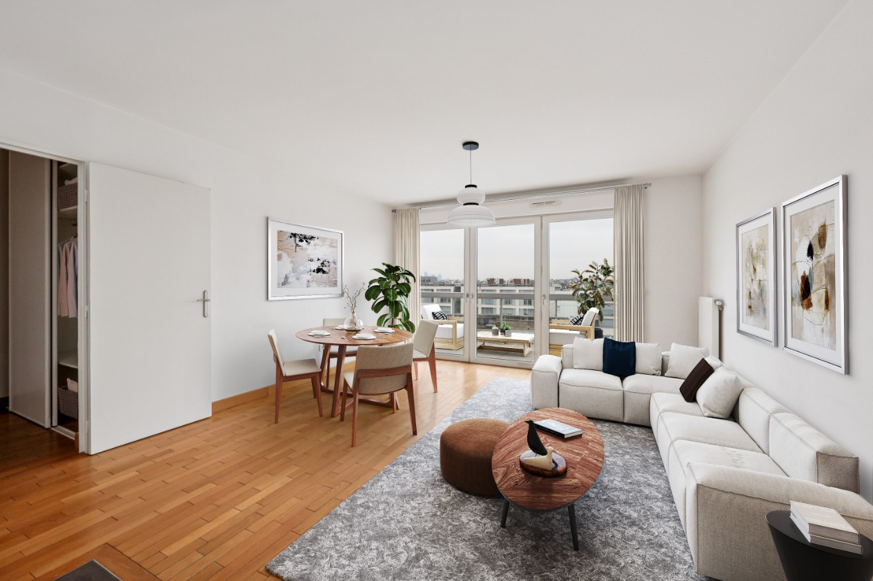 
                                                Vente
                                                 Appartement 3 pièces avec balcon - Boulogne