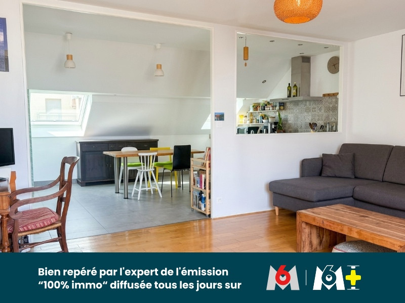 
                                                Vente
                                                 Appartement 3 pièces avec balcon et garage - 2 chambres + 1 bureau – Dernier étage – Île de Nantes