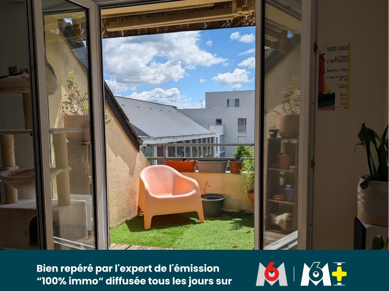 
                                                Vente
                                                 Appartement 3 pièces avec balcon et garage - 2 chambres + 1 bureau – Dernier étage – Île de Nantes