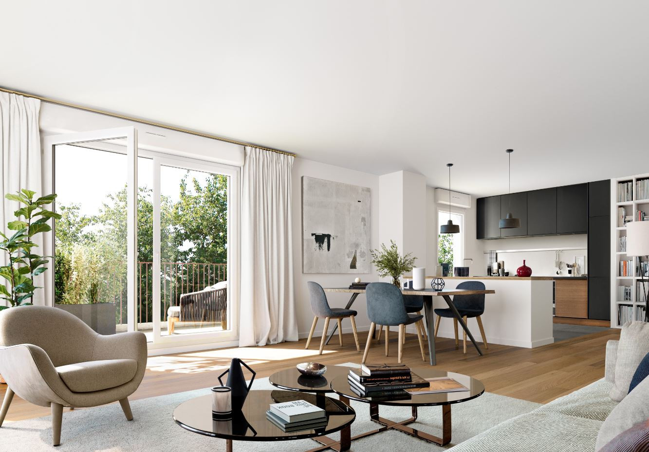 
                                                Vente
                                                 Appartement 3 pièces avec balcon et parking - Metz